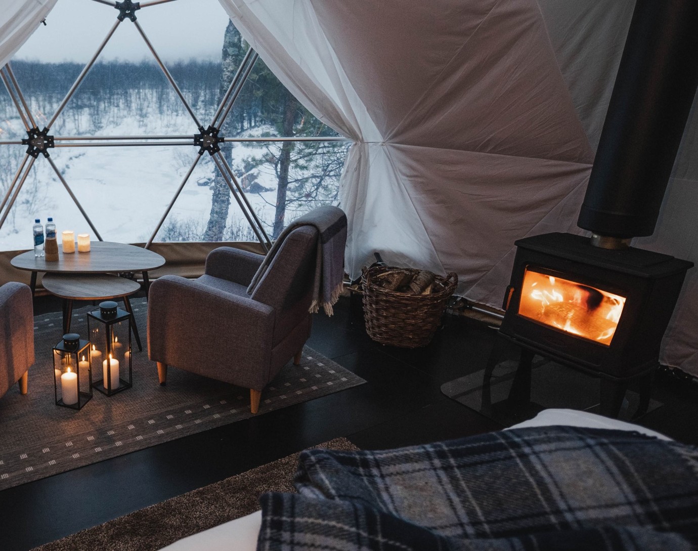 Arctic Glamping Dome at Camp Tamok